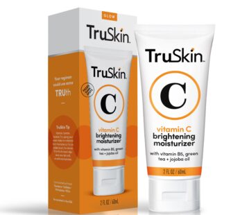TruSkin Vitamin C Face Moisturizer for Women ? Brightening, Anti Aging, Hydrating, Skin Wrinkle Cream ? Vitamin B5, Vitamin E, Jojoba Oil, Aloe Vera & Green Tea, 2 fl Oz