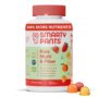 SmartyPants Kids Multivitamin Gummies and Fiber Supplement: Omega 3 Fish Oil (EPA/DHA), Vitamin D3, C, Vitamin B12, B6, Vitamin A, Zinc, Fiber Gummies, Three Fruit Flavors, 90 Count (22 Day Supply)