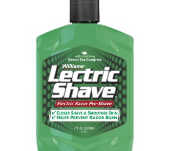 Williams Lectric Shave, Electric Razor Pre-Shave, 7 Ounce