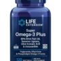 Life Extension Super Omega-3 Plus EPA/DHA Fish Oil, Sesame Lignans, Olive Extract, Krill & Astaxanthin - Heart, Brain & Joint Health Support - Gluten-Free, Non-GMO - 120 Softgels