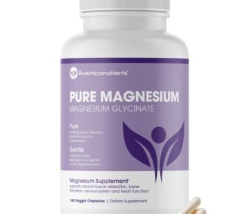 Pure Micronutrients Magnesium Glycinate Supplement (Chelated) 200mg, 180 Count