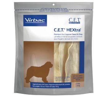 Virbac CET HEXtra Premium Oral Hygiene Chews for Dogs