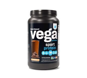 Vega Premium Sport Protein Mocha Protein Powder, Vegan, Non GMO, Gluten Free Plant Based Protein Powder Drink Mix, NSF Certified for Sport, 28.6 oz