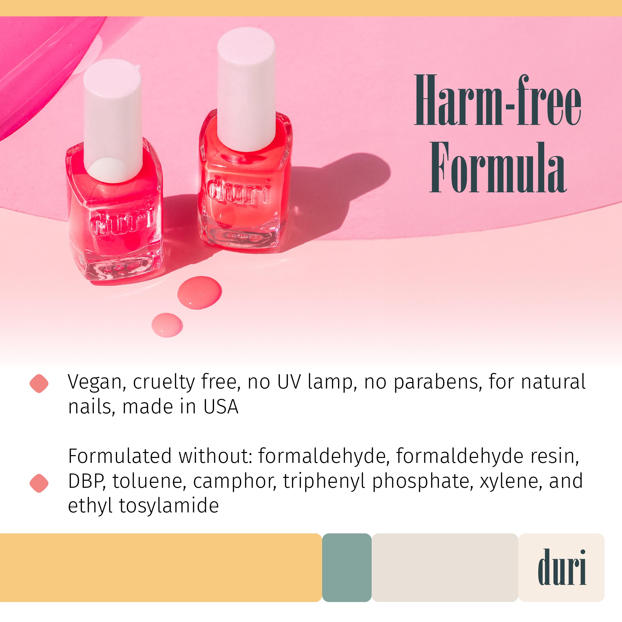 duri 151N Poison - Neon Hot Pink Nail Polish - Image 4
