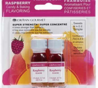 LorAnn Raspberry SS Flavor, 1 dram bottle (.125 fl oz – 3.7ml – 1 teaspoon) – 2 Pack
