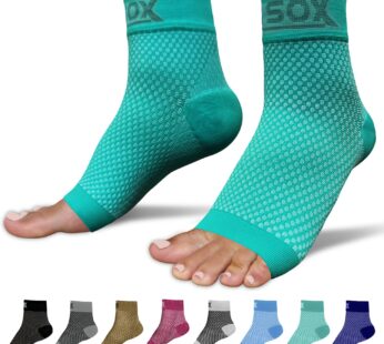 SB SOX Plantar Fasciitis Compression Socks for Women & Men – Best Arch Support for All Day Wear – Relief for Heel Pain and Night Splint Comfort (Green, Medium)