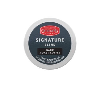 Community Coffee Signature Blend, Dark Roast Single-Serve Keurig K-Cup Pods, 12 Count (Pack of 1)