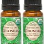 US Organic Citronella Essential Oil, USDA Certified, 100% Pure, 10 ml Pack of 2, Improved caps and droppers ? Used for Skin Care, Many DIY Projects Like Candle Making and Much More