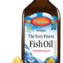 Carlson - The Very Finest Fish Oil, 1600 mg Omega-3s, Liquid Fish Oil Supplement, Norwegian Fish Oil, Wild-Caught, Sustainably Sourced Fish Oil Liquid, Orange, 16.9 Fl Oz