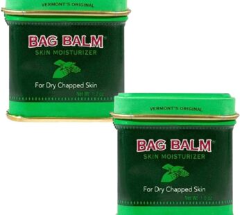 Bag Balm Vermont’s Original for Dry Chapped Skin Conditions (1 Ounce Tin (2 Pack))