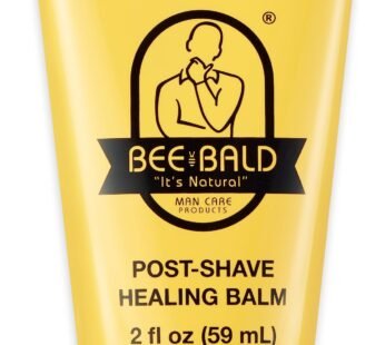 Bee Bald HEAL Post-Shave Healing Balm Immediately Calms & Soothes Damaged Skin, Treats Bumps, Redness, Razor Burn & Other Shaving Related Irritations, 2 Fl Oz