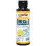 Barlean's Lemon Cr?me Omega 3 Fish Oil Liquid Supplement, 1080mg of Omega 3 EPA & DHA Fatty Acid, Smoothie Flavored & Burpless for Brain, Joint, & Heart Health, 8 oz