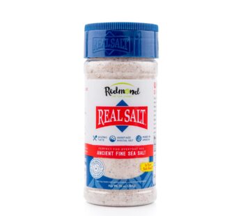 Redmond Real Sea Salt – Natural Unrefined Gluten Free Fine, 10 Ounce Shaker (1 Pack)