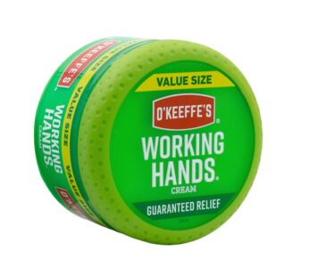 O’Keeffe’s Working Hands Hand Cream, For Extremely Dry, Cracked Hands, 6.8 oz Jar (Value Size, Pack of 1)