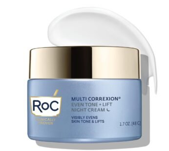 RoC Multi Correxion 5 in 1 Restoring/Anti Aging Facial Night Cream with Hexinol, 1.7 Ounces (Packaging May Vary)
