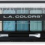 L.A. Colors 5 Color Matte Eyeshadow, Teal Argyle, 0.25 Oz