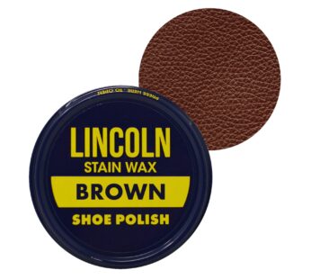 Lincoln Shoe Polish Wax – 2-1/8 oz | Made in USA Since 1925 – Brown