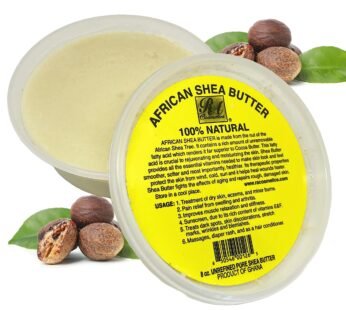 REAL African Shea Butter Pure Raw Unrefined From Ghana”IVORY” 8oz. CONTAINER