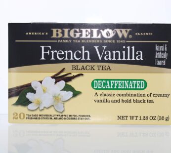Bigelow Tea Decaffeinated French Vanilla Bag, 1.28 oz, 20 ct