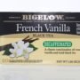Bigelow Tea Decaffeinated French Vanilla Bag, 1.28 oz, 20 ct