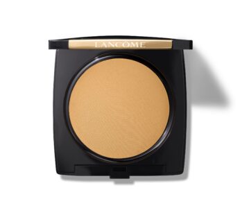 Lanc?me Dual Finish Powder Foundation – Buildable Sheer to Full Coverage Foundation – Natural Matte Finish – 460 Suede Warm