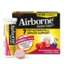 Airborne 1000mg Vitamin C with Zinc, SUGAR FREE Effervescent Tablets, Immune Support Supplement with Powerful Antioxidants Vitamins A C & E - 30 Fizzy Drink Tablets, Very Berry Flavor