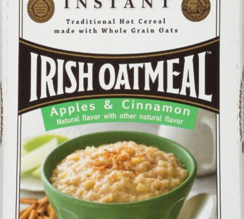 McCann?s Instant Irish Oatmeal, Apples & Cinnamon, 10 Packets
