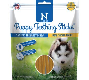 N-Bone Puppy Teething Treats,Chicken, 3.74 oz (111150)
