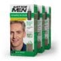 Just For Men Shampoo-In Color (Formerly Original Formula), Mens Hair Color with Keratin and Vitamin E for Stronger Hair - Sandy Blond, H-10, Pack of 3