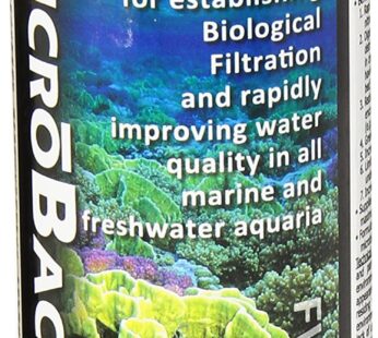 Brightwell Aquatics MicroBacter7 – Bacteria & Water Conditioner for Fish Tank or Aquarium, Populates Biological Filter Media for Saltwater and Freshwater Fish 250ml