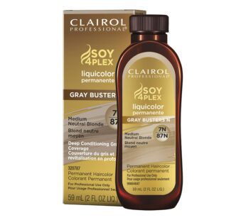 Clairol Professional Permanent Liquicolor for Blonde Hair Color, 7n Med Neutral Blonde, 2 oz