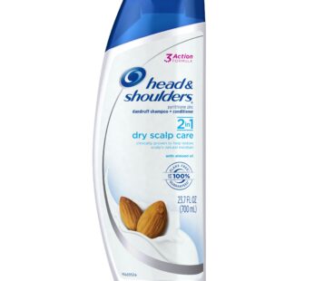 Head and Shoulders Dry Scalp Care with Almond Oil 2-in-1 Anti-Dandruff Shampoo + Conditioner 23.7 Fl Oz