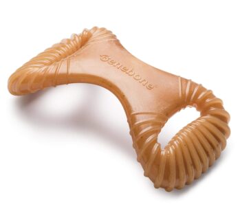 Benebone Dental Durable Dog Chew Toy for Aggressive Chewers, Real Chicken, Made in USA, Medium