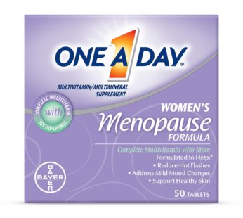 One A Day Women’s Menopause Multivitamin with Vitamin A, Vitamin C, Vitamin D, Vitamin E and Zinc for Immune Health Support, Tablet