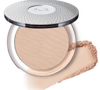 PUR Beauty 4-in-1 Pressed Mineral Makeup Powder Foundation with SPF 15 – Concealer & Finishing Compact Pressed Powder for Face – Buildable Medium to Full Coverage Foundation Powder (Light)