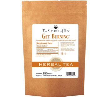 The Republic of Tea Be Active Green Rooibos Tea Get Burning – Herb Tea For Metabolism, 250 Tea Bags