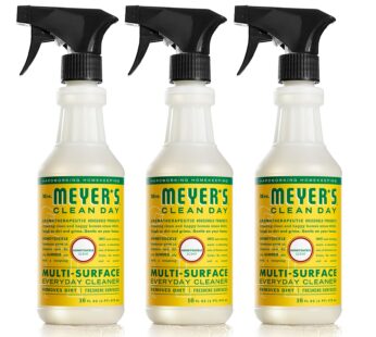 MRS. MEYER’S CLEAN DAY All-Purpose Cleaner Spray, Honeysuckle (16 Fl Oz (Pack of 3))