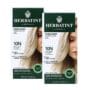 Herbatint Permanent Haircolor Gel, 10N Platinum Blonde, Alcohol Free, Vegan, 100% Grey Coverage - 4.56 oz