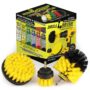 Drill Brush Attachment - Bathroom Surfaces Tub, Shower, Tile and Grout All Purpose Power Scrubber Cleaning Kit ?Grout Drill Brush Set ? Drill Brushes by Drill Brush Power Scrubber by Useful Products