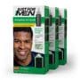 Just For Men Shampoo-In Color (Formerly Original Formula), Mens Hair Color with Keratin and Vitamin E for Stronger Hair - Jet Black , H-60, Pack of 3