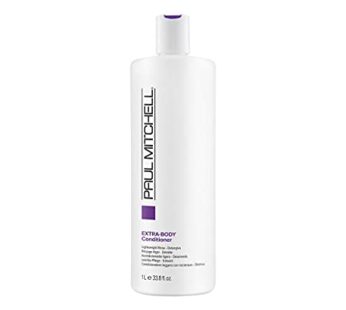 Paul Mitchell Extra-Body Conditioner, Detangles + Volumizes, For Fine Hair, 33.8 fl. oz.