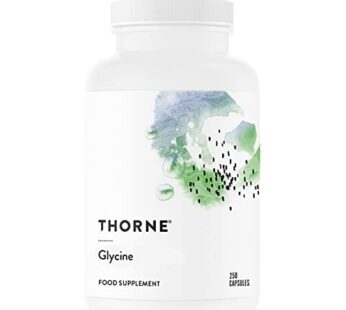 THORNE Glycine – Amino Acid Support for Relaxation, Detoxification, and Muscle Function – 250 Capsules