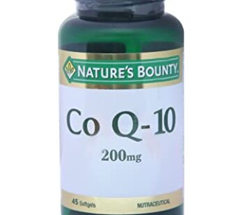 Nature’s Bounty CoQ10, Heart Health and Healthy Aging, Dietary Supplement, 200mg, 45 Rapid Release Softgels