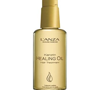 L’ANZA Keratin Healing Hair Oil Treatment, Keratin Hair Treatment, Hair Oil For Damaged Hair, Revives & Nourishes, Sulfate Free Healing Oil for Hair with Phyto IV Complex, Cruelty Free Hair Care