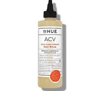 dpHUE Apple Cider Vinegar Hair Rinse, 8.5 oz – Shampoo Alternative & Scalp Cleanser – Removes Buildup & Protects Natural Hair Oils