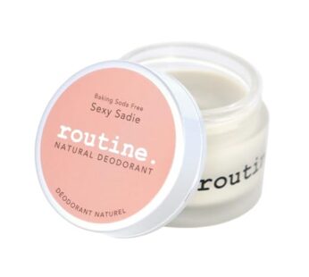 Routine Natural Deodorant Sexy Sadie (Baking Soda Free) Deo Jar | 2 Fluid Oz. Natural Deodorant | Aluminum Free Natural Deodorant For Women & Men (Cream Jar Formula)
