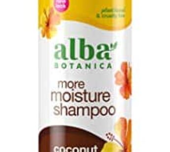 Alba Botanica More Moisture Shampoo, Coconut Milk, 12 Oz