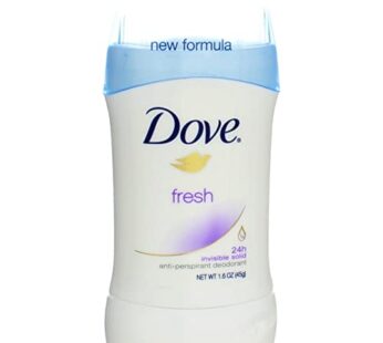 Dove Anti-Perspirant Deodorant Invisible Solid Fresh 1.60 oz (Pack of 5)