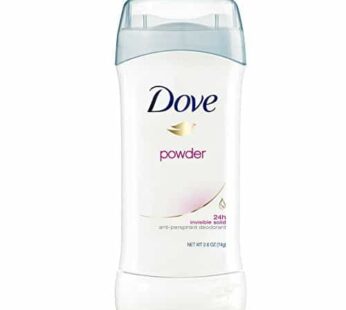 Dove Deodorant 2.6 Ounce Invisible Solid Powder (76ml) (2 Pack)