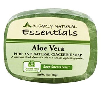 Clearly Natural Essentials Aloe Vera Pure and natural glycerine soap 4 oz